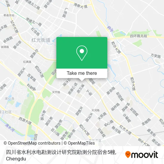 四川省水利水电勘测设计研究院勘测分院宿舍5幢 map