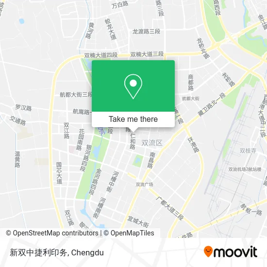 新双中捷利印务 map