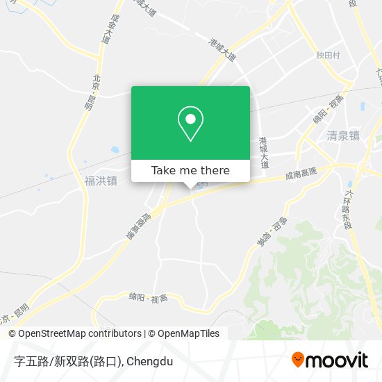 字五路/新双路(路口) map