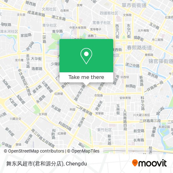 舞东风超市(君和源分店) map