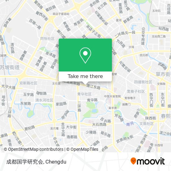 成都国学研究会 map