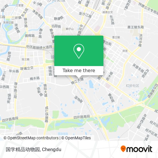 国学精品动物园 map