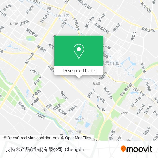 英特尔产品(成都)有限公司 map