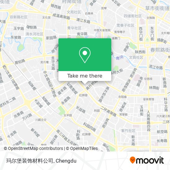 玛尔堡装饰材料公司 map