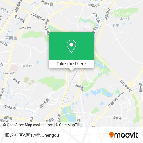 回龙社区A区17幢 map