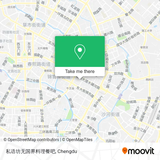 私语坊无国界料理餐吧 map