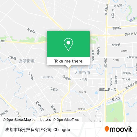 成都市锦沧投资有限公司 map