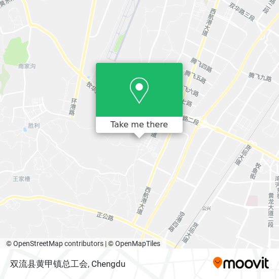 双流县黄甲镇总工会 map