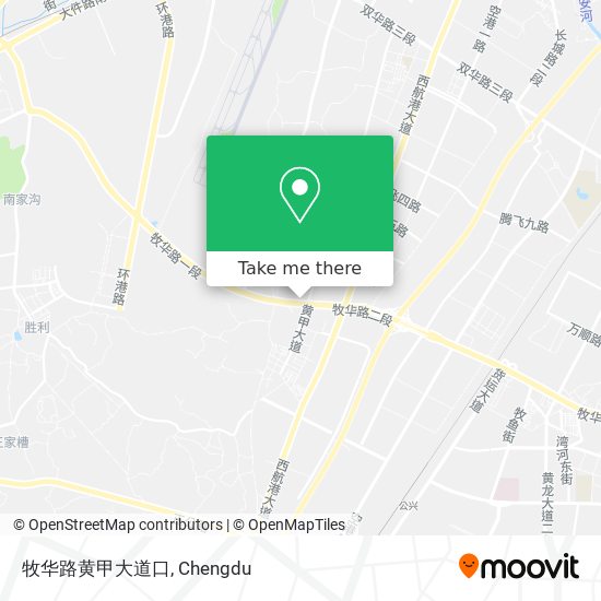 牧华路黄甲大道口 map