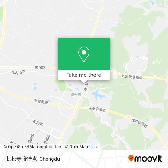 长松寺接待点 map