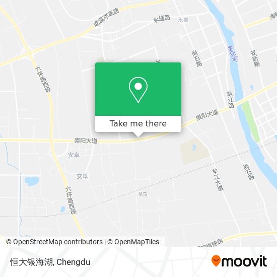 恒大银海湖 map