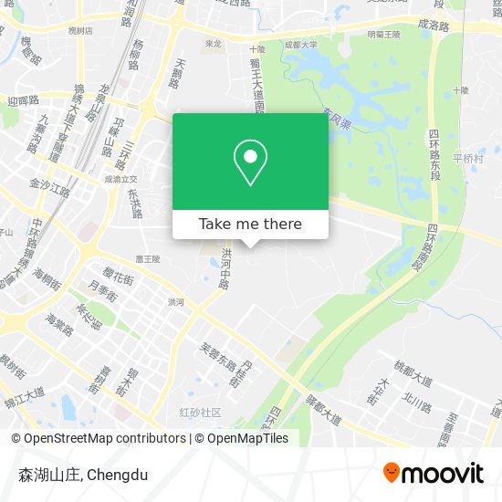 森湖山庄 map