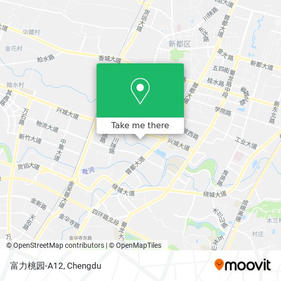 富力桃园-A12 map