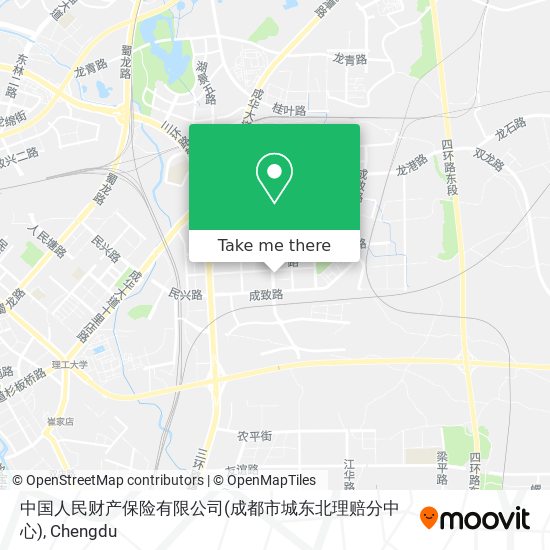 中国人民财产保险有限公司(成都市城东北理赔分中心) map