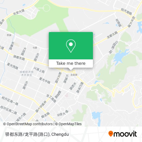 驿都东路/龙平路(路口) map