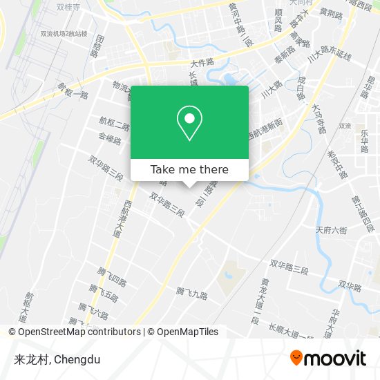 来龙村 map