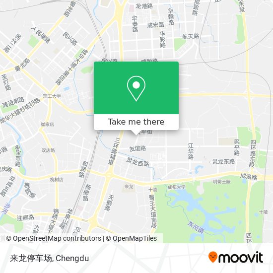 来龙停车场 map