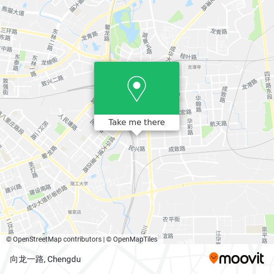 向龙一路 map