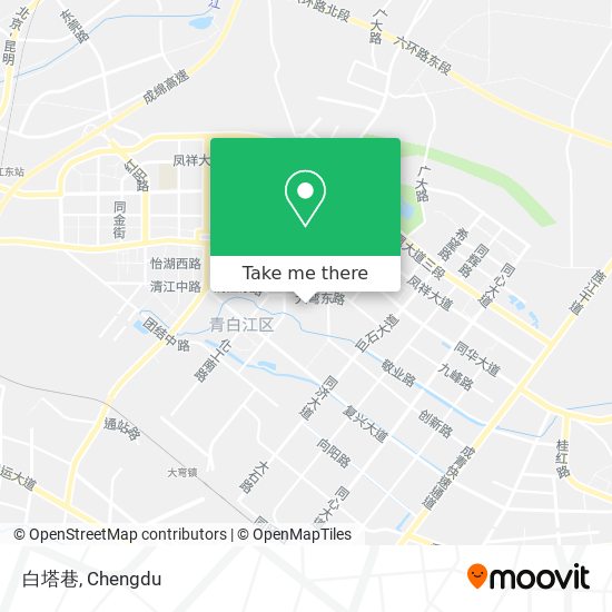 白塔巷 map