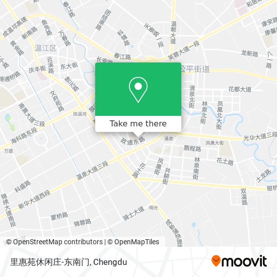 里惠苑休闲庄-东南门 map