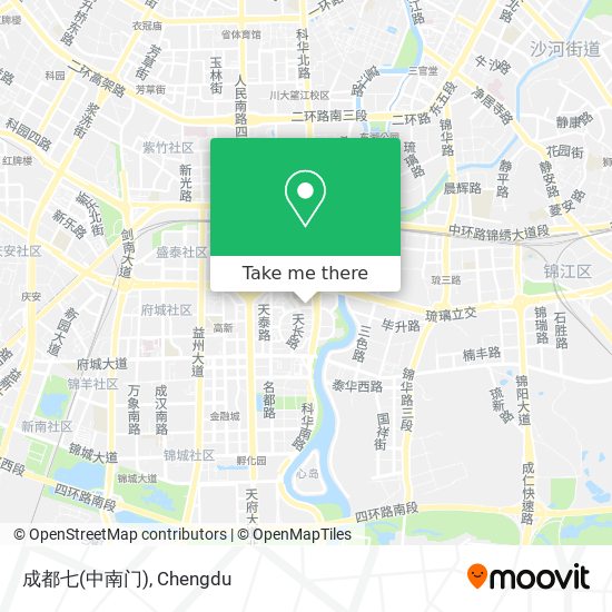 成都七(中南门) map