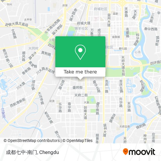 成都七中-南门 map