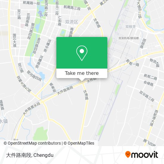 大件路南段 map