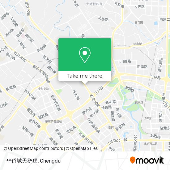 华侨城天鹅堡 map