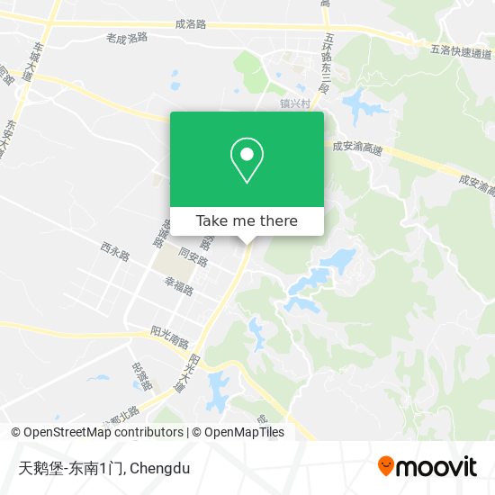 天鹅堡-东南1门 map