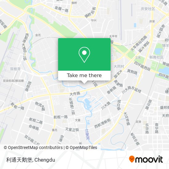 利通天鹅堡 map