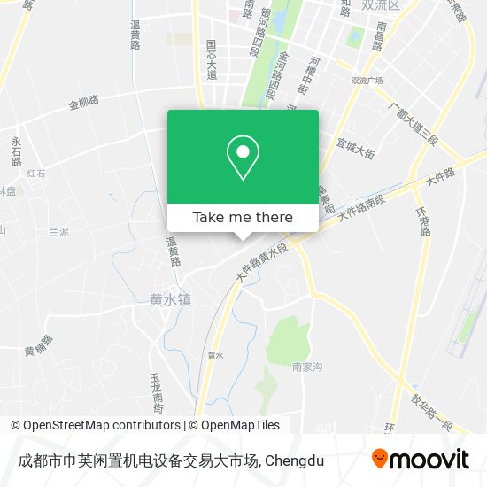 成都市巾英闲置机电设备交易大市场 map