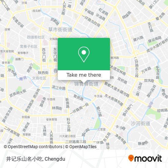 井记乐山名小吃 map