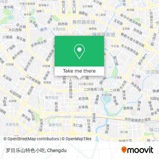 罗目乐山特色小吃 map