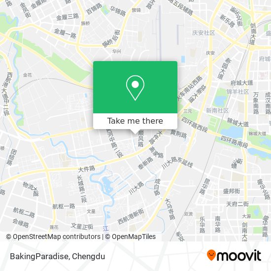 BakingParadise map