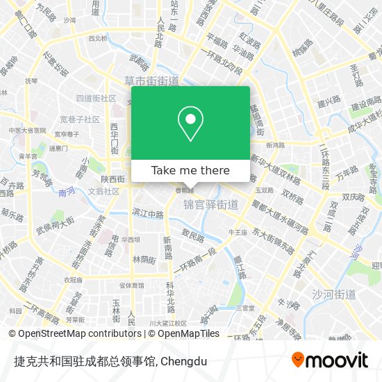 捷克共和国驻成都总领事馆 map