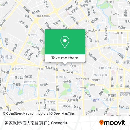 罗家碾街/石人南路(路口) map