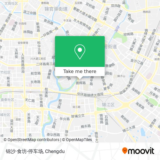 锦沙·食坊-停车场 map