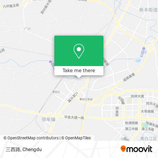 三西路 map