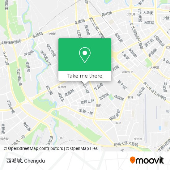 西派城 map
