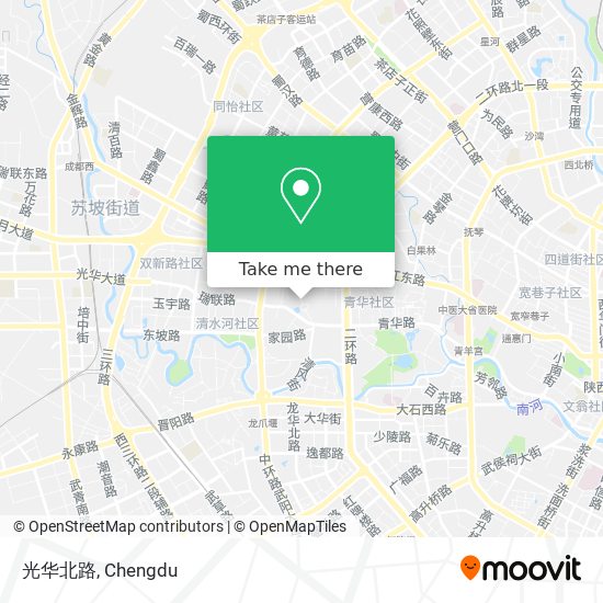 光华北路 map