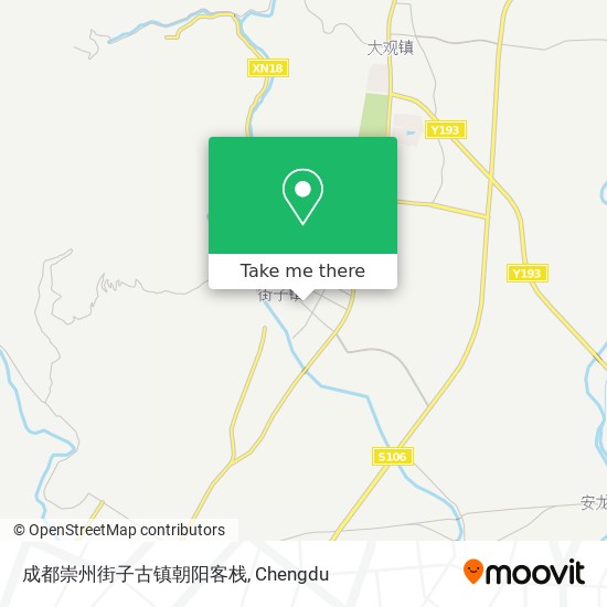 成都崇州街子古镇朝阳客栈 map