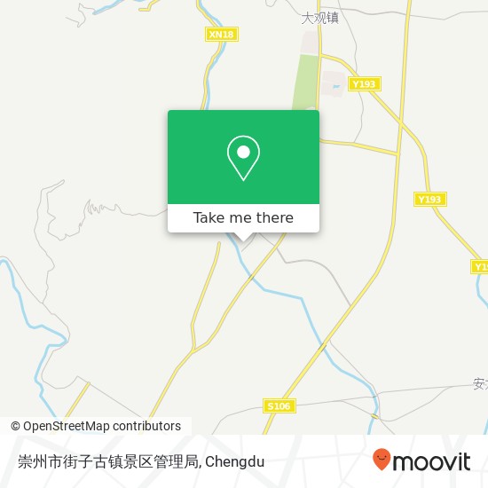 崇州市街子古镇景区管理局 map