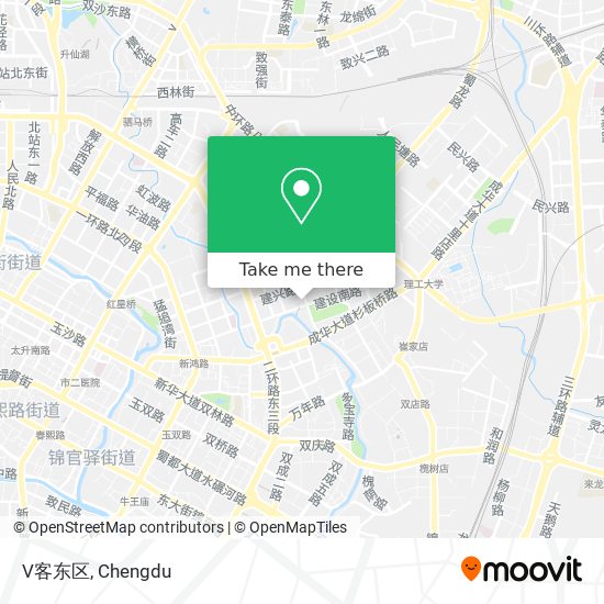 V客东区 map