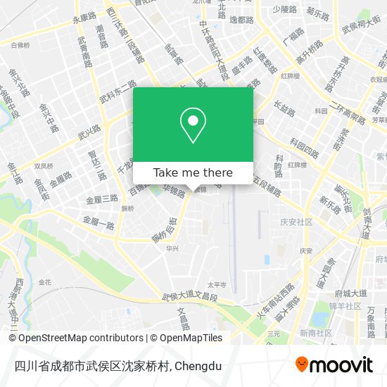 四川省成都市武侯区沈家桥村 map