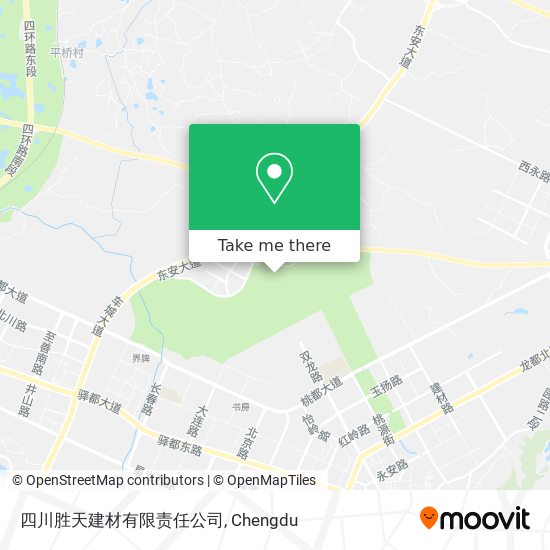 四川胜天建材有限责任公司 map