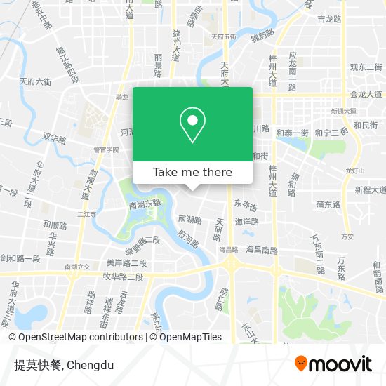 提莫快餐 map