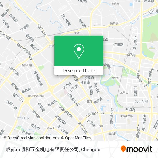 成都市顺和五金机电有限责任公司 map