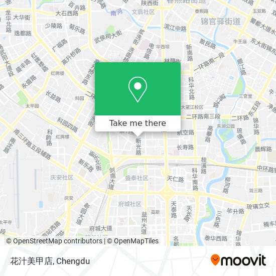 花汁美甲店 map