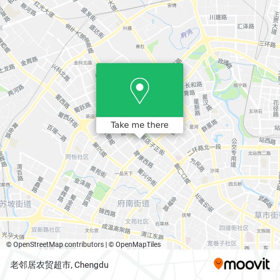 老邻居农贸超市 map