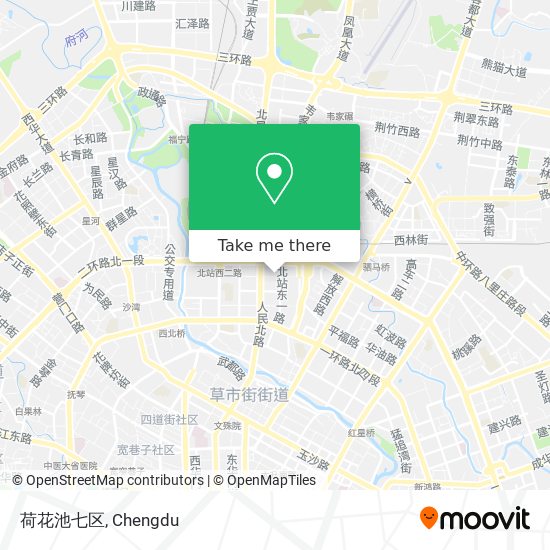 荷花池七区 map
